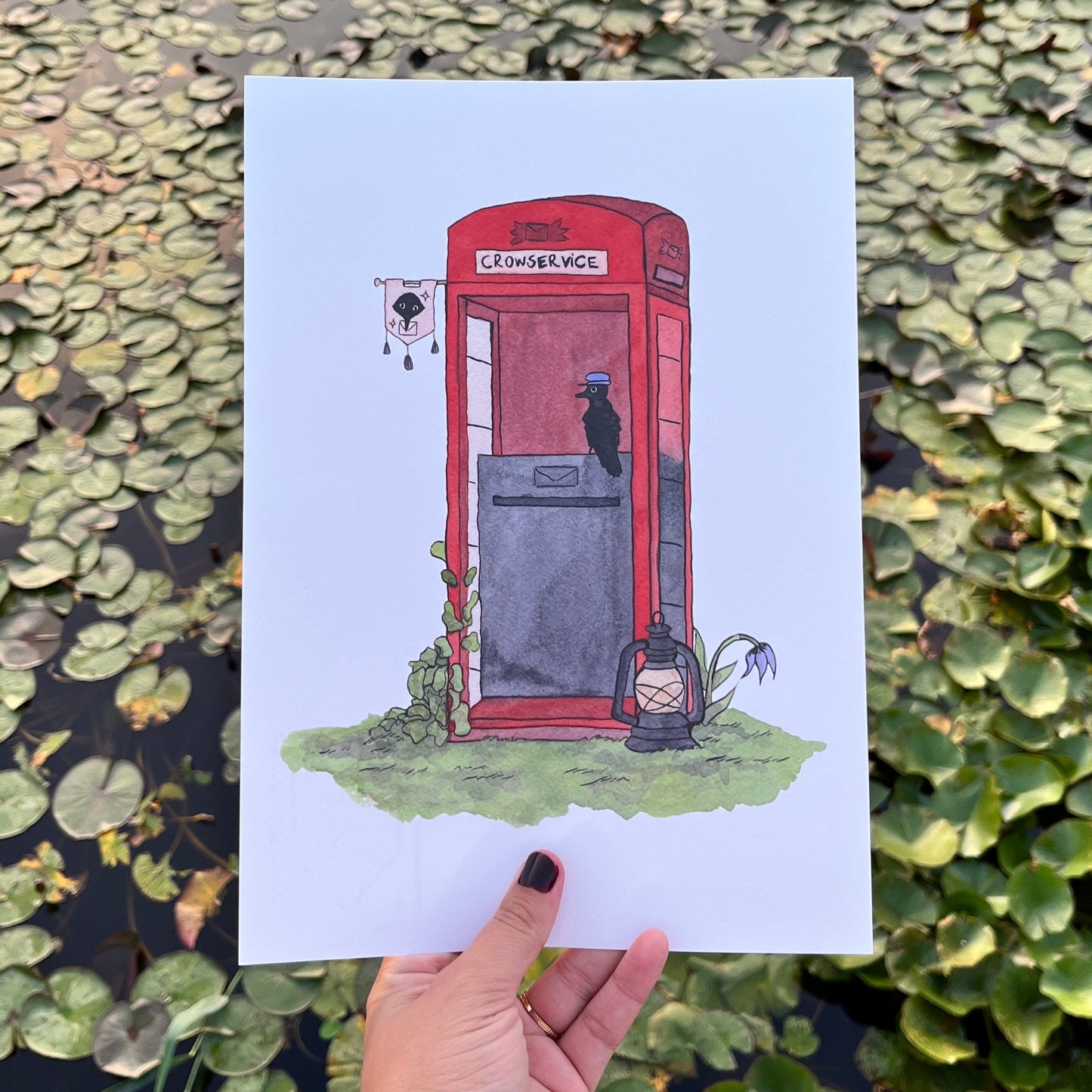Crowservice Art Print