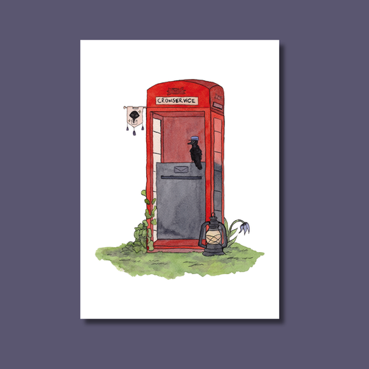 Crowservice Art Print