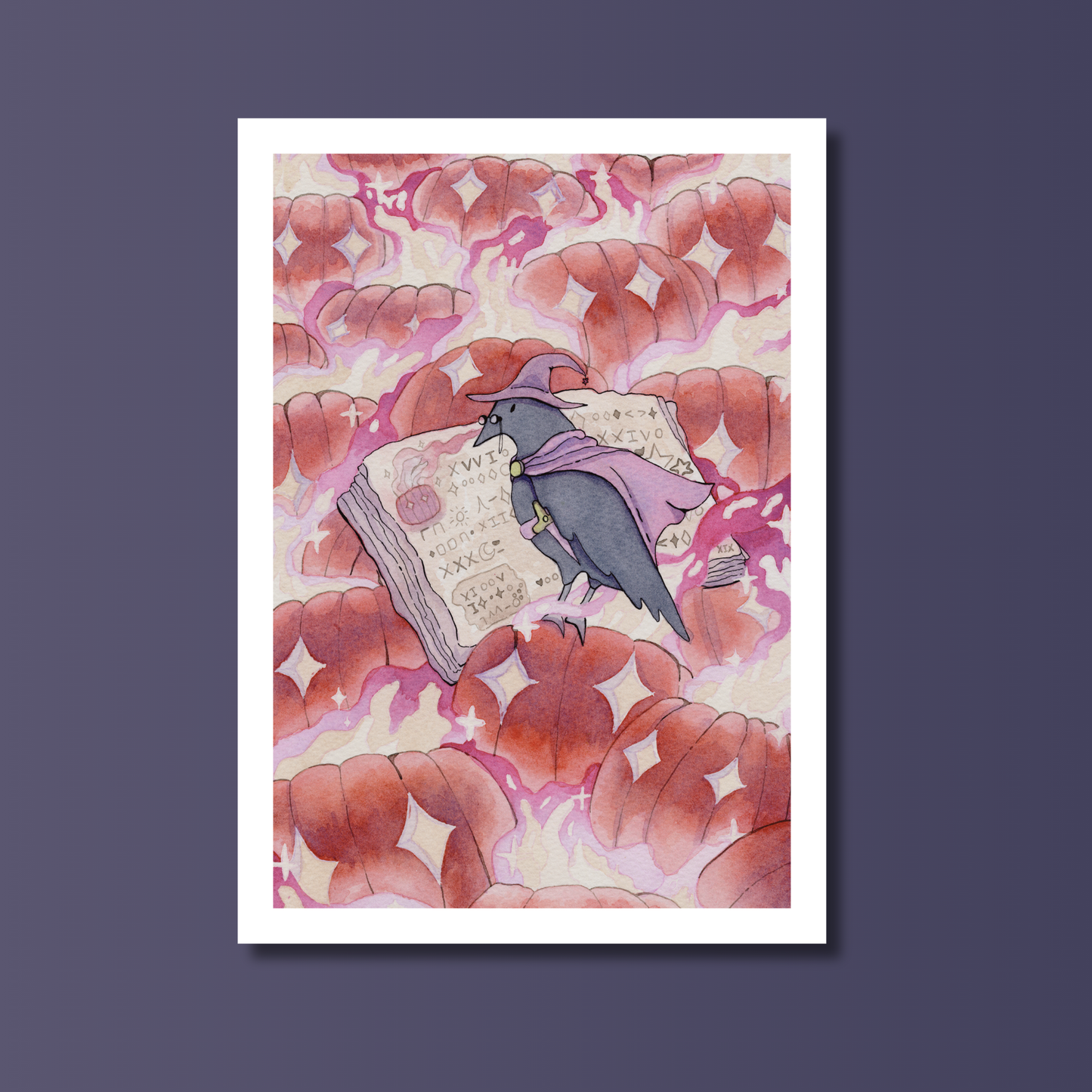 Pumpkin Spell Art Print