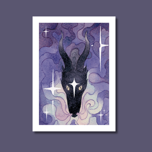 Starry Dragon Print