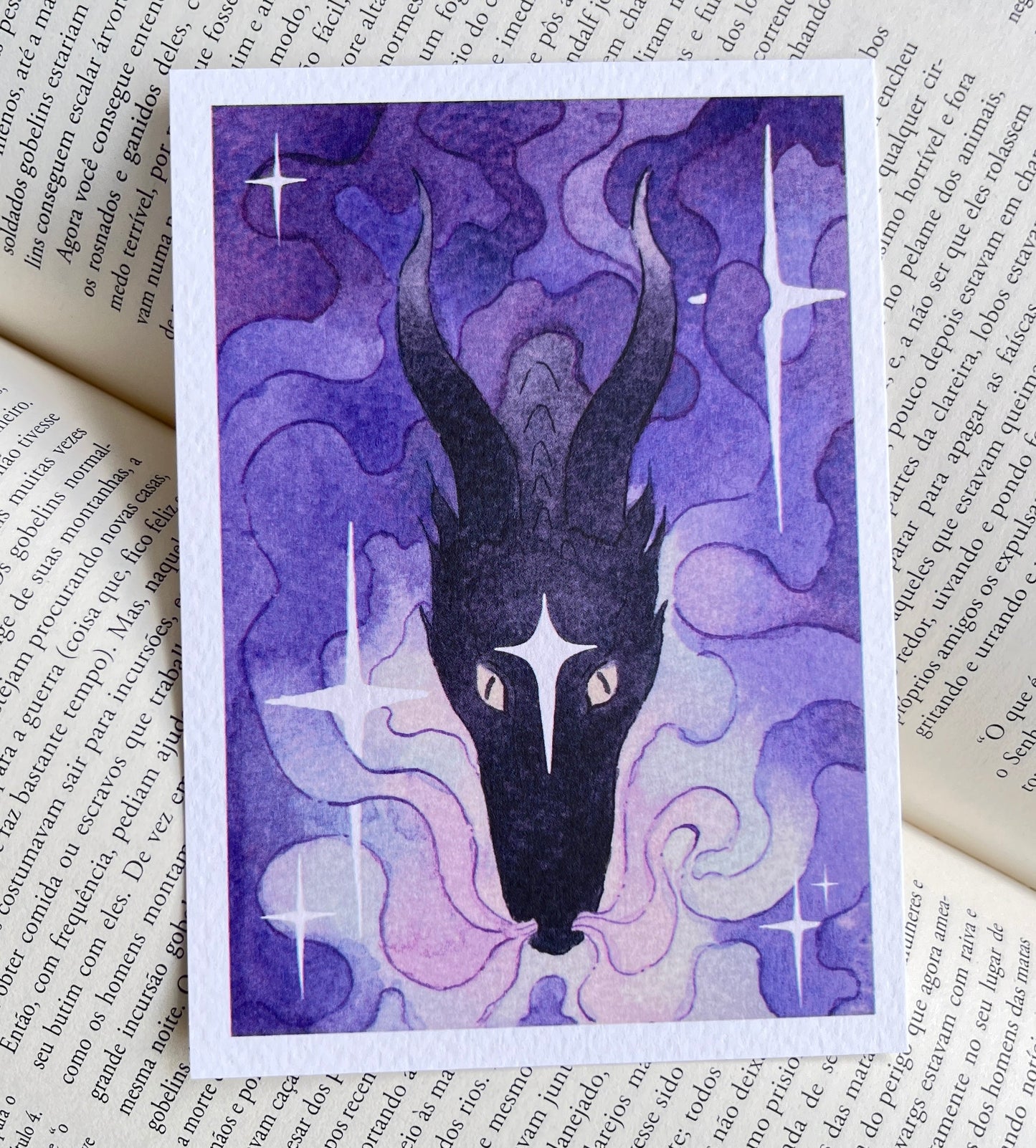 Starry Dragon Print