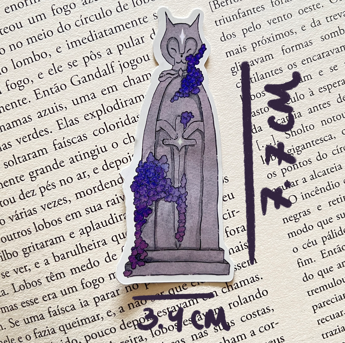 Cat Statue Sticker