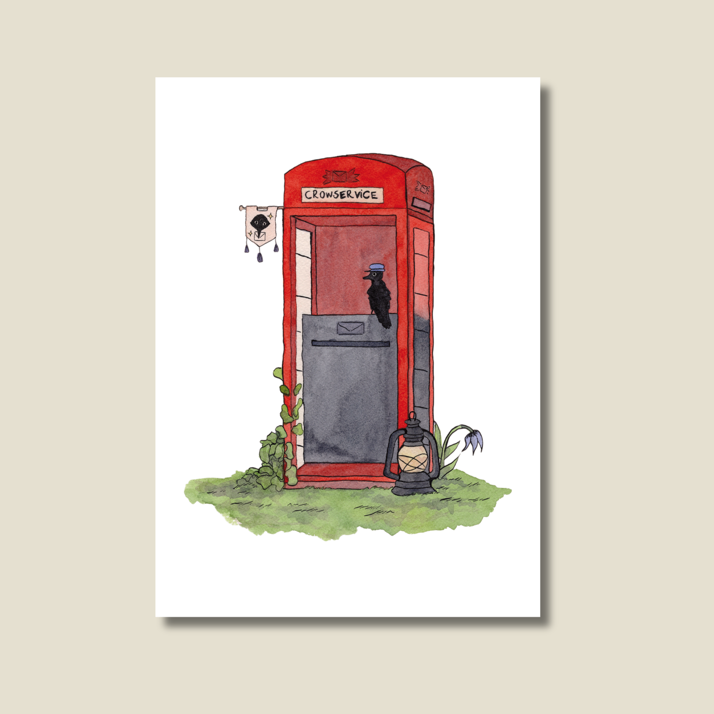 Crowservice Art Print